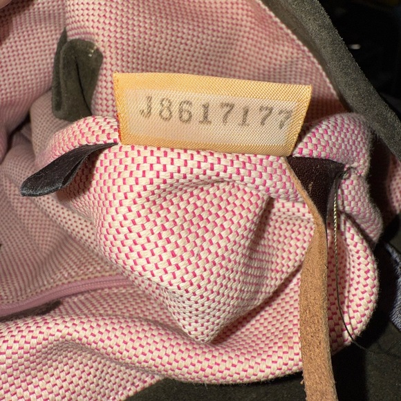 Dooney & Bourke Olive Green Suede Shoulder Bag EUC - Picture 4 of 5